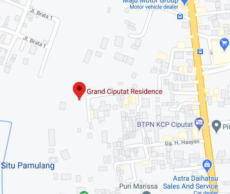 Grand Ciputat Residence Maps